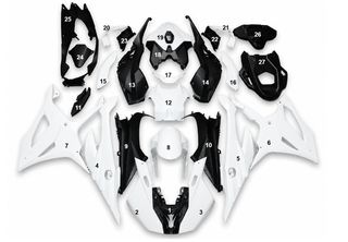 FAIRING ΜΕΜΟΝΩΜΕΝΑ ΤΕΜΑΧΙΑ ΠΛΑΣΤΙΚΑ BMW S1000RR 2023-2024 ΑΒΑΦΟ