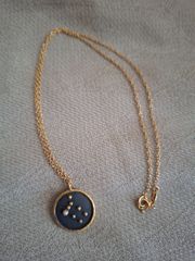 Κολιέ SATYA 18K gold plated με τον αστερισμό των διδύμων