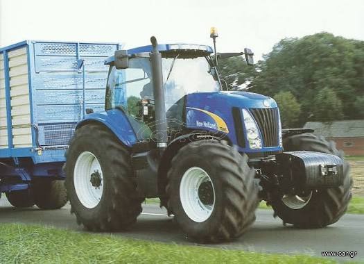 Τρακτέρ New Holland 2006 TG255 +ΑΕΡΟΦΡΕΝΑ  ΣΑΝ ΚΑΙΝΟΥΡΓΙΟ  +ΚΑΙΝΟΥΡΓΙΑ ΕΛΑΣΤΙΚΑ