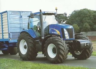 Τρακτέρ New Holland 2006 TG255 +ΑΕΡΟΦΡΕΝΑ  ΣΑΝ ΚΑΙΝΟΥΡΓΙΟ  +ΚΑΙΝΟΥΡΓΙΑ ΕΛΑΣΤΙΚΑ