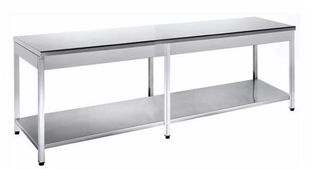 ΠΡΟΣΦΟΡΑ!!! NikiInox SA Τραπέζι εργασίας TR 70 185 (00TL.70185) Διαστάσεις 185 × 70 × 88 cm