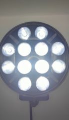 LED Προβολέας 10-30 Volt Υψηλής Ισχύος 120W Πορτοκαλί / Λευκό ø218mm IP68 SLIM