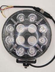 LED Προβολέας 10-30 Volt Υψηλής Ισχύος 120W Πορτοκαλί / Λευκό ø218mm IP68 SLIM-thumb-10