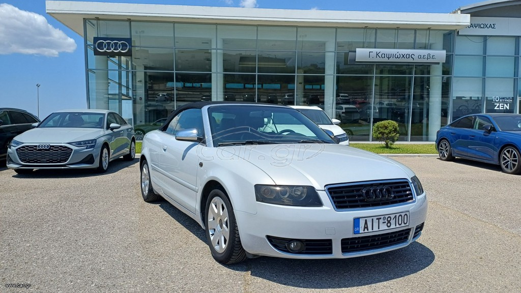Audi A4 2003 1.8 T cabriolet white silver metallic
