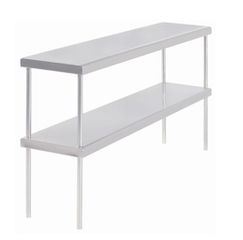 ΠΡΟΣΦΟΡΑ!!! NikiInox SA Ραφιέρα διπλή επιτραπέζια RA 2R 134 (T0SE.30134.2) Διαστάσεις 134 × 30 × 70 cm