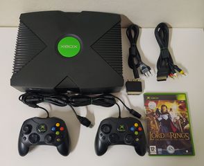 Microsoft Xbox Classic + 2 Χειριστήρια + Lord Of The Rings