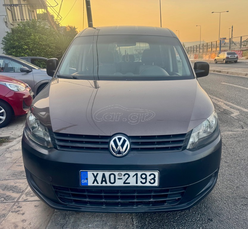 Volkswagen Caddy 2012 1ο χέρι Ελληνικό full service αντιπροσωπείας NAVI 1.6 DIESEL