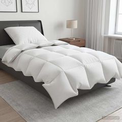 Σετ πάπλωμα 90% χήνας FULDA 2 τμχ. 150 x 200 cm Χειμώνας Λευκό 3442225