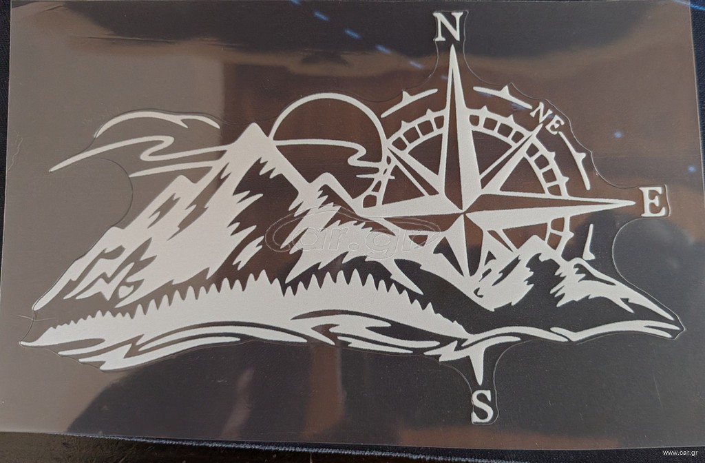 AUTO Decals --- Adventure and Mountaind Compass SET 2 and 2