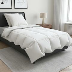 Σετ πάπλωμα 90% χήνας FULDA 3 τμχ. 155 x 220 cm Καλοκαίρι Λευκό 3442342