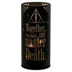 Harry Potter Dark Arts Deathly Hallows light upp tube