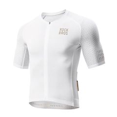 Rockbros YDDX011 Diamond Short Sleeve Cycling Jersey Size L - White
