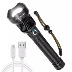 Wozinsky WLT-20W tactical flashlight 20 W 2000 lm CREE diodes IP65 with adjustable beam - black