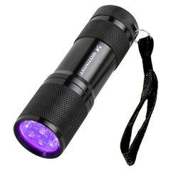 Wozinsky WLD-9L IP65 UV Flashlight for Trace Detection - Black-thumb-3