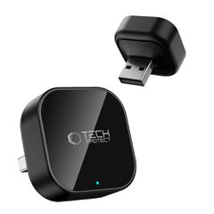 Tech-Protect Ultraboost CA01 USB Bluetooth 5.4 Apple CarPlay / Android Auto adapter - black-thumb-2
