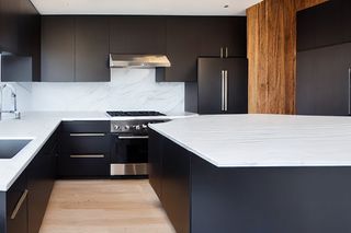 Intrahome Elite Concept 4 χρώμα Μαύρο Ματ Πάνω & Δρυς Κάτω έπιπλα κουζίνας 10 Μέτρα συνολικα τρέχον μέτρα Intrahome-65650201