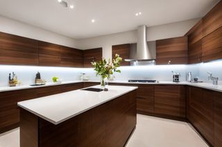 Intrahome Santorini Prime 3 χρώμα Καπλαμάς Δρυς Σκούρα έπιπλα κουζίνας 10 Μέτρα συνολικα τρέχον μέτρα Intrahome-65650732
