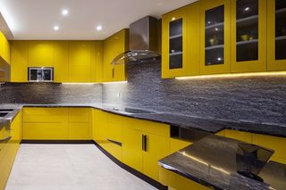 Intrahome Nefeli Concept 3 χρώμα Λακέ Μουσταρδί έπιπλα κουζίνας 10 Μέτρα συνολικα τρέχον μέτρα Intrahome-65650841
