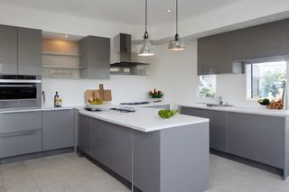 Intrahome Olympia Craft 3 χρώμα Λακέ Γκρι Ανοιχτό έπιπλα κουζίνας 10 Μέτρα συνολικα τρέχον μέτρα Intrahome-65650898