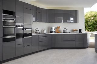 Intrahome Aurora Prime 3 χρώμα Λακέ Γκρι Μεσαίο έπιπλα κουζίνας 10 Μέτρα συνολικα τρέχον μέτρα Intrahome-65651292