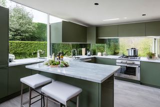 Intrahome Modena Studio 3 χρώμα Λακέ Σάλβια έπιπλα κουζίνας 10 Μέτρα συνολικα τρέχον μέτρα Intrahome-65651360