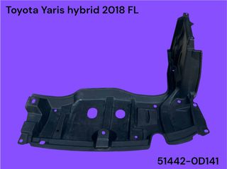 TOYOTA YARIS 2013-2020 ΜΕΤΑΧΕΙΡΙΣΜΕΝΑ ΑΝΤΑΛΛΑΚΤΙΚΑ ( Πόδια μηχανής πλαστική αριστερό κομμάτι με κωδικό 51442-0D141 )