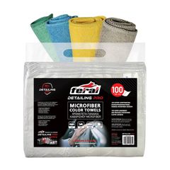 Πετσέτες Καθαρισμού Microfiber Feral Detailing Pro 40x30cm 230gsm Σετ 100 Τεμάχια Χρωματιστά