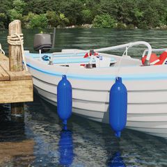 Φτερά Σκαφών 2 τμχ. Ø 16 x 58 εκ Μπλε PVC 42028740