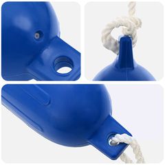 Φτερά Σκαφών 2 τμχ. Ø 16 x 58 εκ Μπλε PVC 42028740-thumb-4