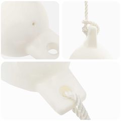 Φτερά Σκαφών 2 τμχ. Ø 14 x 50 εκ Λευκό PVC 42028745-thumb-4