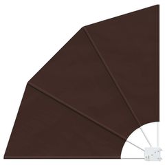 Αδιάφανο σκίαστρο μπαλκονιού 210 x 210 cm Πολυεστέρας Καφέ 42037145