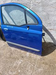 Chevrolet Matiz (3o) 2005-2008 ,πόρτα εμπρός δεξιά με ΝΙΚΕΛ στα φάσα-thumb-2