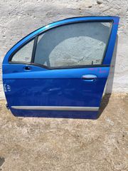 Chevrolet Matiz 2005-2008 πόρτα εμπρός αριστερή με ΧΡΩΜΙΟ λεπτομέριες-thumb-1