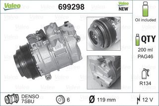 ΚΟΜΠΡΕΣΕΡ A/C SPRINTER (901,902,903,904) VITO (W638) για Mercedes-Benz SPRINTER 1995 2006