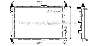 ΨΥΓΕΙΟ ΝΕΡΟΥ FORD TOURNEO CONNECT 1.8 ΒΕΝΖΙΝΗ/DIESEL/LPG/CNG ΜΟΝΤΕΛΟ 2002-2006 ΚΑΙΝΟΥΡΓΙΟ!-thumb-2