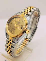 REPLICA ROLEX LADY DATEJUST TWO TONES Quartz Α90816 ΤΙΜΗ