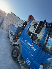 Ανατροπή + Γερανός Mercedes-Benz 2008 atego 1222
