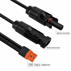 1m Καλώδιο 35A 2 x 2.5mm^2 Αντάπτορας από XT60i Θηλυκό σε MC4 για Power Stations-thumb-1