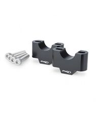 Puig Αποστάτες Risers Τιμονιού Ø 29mm 30mm Triumph Tiger 900 GT/Pro/Rally Pro 24-26 Black 22116N