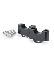 Puig Αποστάτες Risers Τιμονιού Ø 29mm 30mm Triumph Tiger 900 GT/Pro/Rally Pro 24-26 Black 22116N