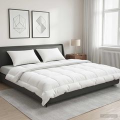Πάπλωμα TRIER 220x260 εκ Καλοκαίρι 140 GSM Λευκό Υποαλλεργικό 42042808