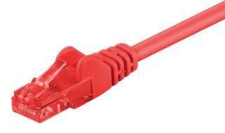 GOOBAY καλώδιο δικτύου 68436, CAT 6 U/UTP, CCA, 250MHz, 0.50m, κόκκινο