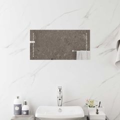 Καθρέφτης μπάνιου LED Διαφανές 60 x 30 cm σκληρυμένο γυαλί 42045774