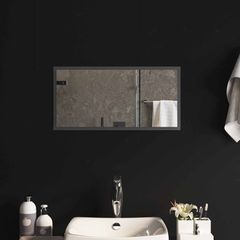 Καθρέφτης μπάνιου LED Διαφανές 60 x 30 cm σκληρυμένο γυαλί 42045812