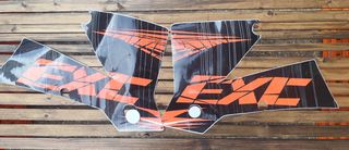 ktm exc sx ζευγαρι αυτοκολλητα τεποζιτου ψυγειου
