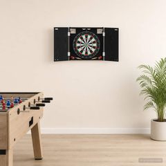 Ντουλάπα Πινάκων Βελών Μαύρη Δρυς 56 x 12 x 53,5 εκ. 8006661