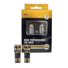 Λάμπες Led T10 12Volt 5W 6000k Λευκό Φως Full Canbus 2 Τεμάχια
