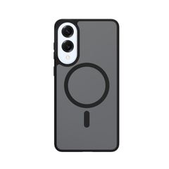 Θήκη Κινητού - Phone Case για Samsung Galaxy S25 Edge 6.7" Ημιδιάφανη Ματ Φιμέ Μαύρο MagSafe/Magnetic Υβριδική TPU/PC Shockproof Anti-Scratch Ανθεκτική Αντιολισθητική με Προστασία Κάμερας ( Κωδ.1-CASE