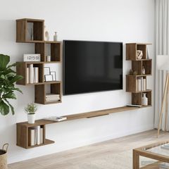 Ράφι Τηλεόρασης Τοίχου Artisan Δρυς 180 x 15 x 94 εκ 8012299