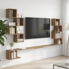 Ράφι Τηλεόρασης Τοίχου Artisan Δρυς 200 x 15 x 94 εκ 8012307